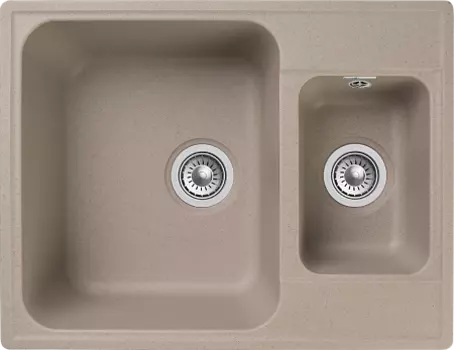 Мойка кухонная GranFest QUARZ GF-Z09 1.5-чаш. 620*480 (песок)