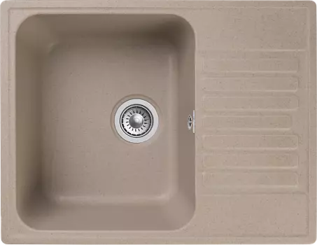 Мойка кухонная GranFest QUARZ GF-Z13 чаша+кр 620*480 (песок)