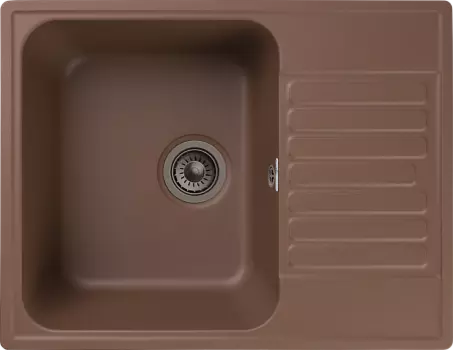 Мойка кухонная GranFest QUARZ GF-Z13 чаша+кр 620*480 (терракот)