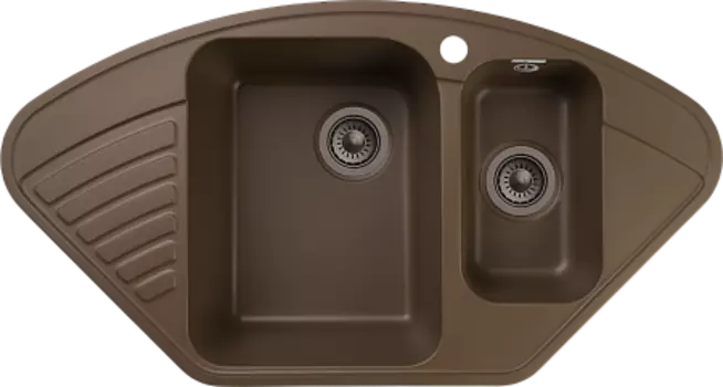 Мойка кухонная GranFest QUARZ GF-Z14 угл.1,5 чаш. 930*500 (терракот)