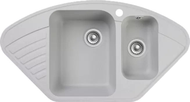 Мойка кухонная GranFest QUARZ GF-Z14 угл.1,5 чаш. 930*500 (серый)