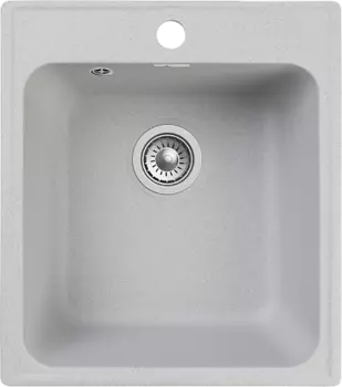 Мойка кухонная GranFest QUARZ GF-Z17 1-чаш. 420*480 (серый)