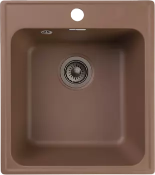 Мойка кухонная GranFest QUARZ GF-Z17 1-чаш. 420*480 (терракот)