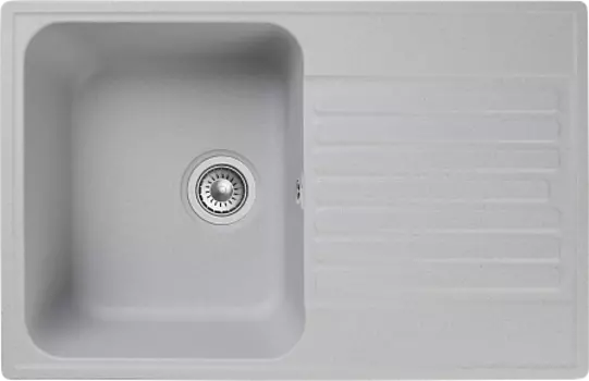 Мойка кухонная GranFest QUARZ GF-Z78 Чаш+крыл 740*480 мм серый