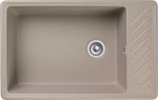 Мойка кухонная GranFest QUARZ GF-ZL-51 чаша+кр 760*480 (песок)