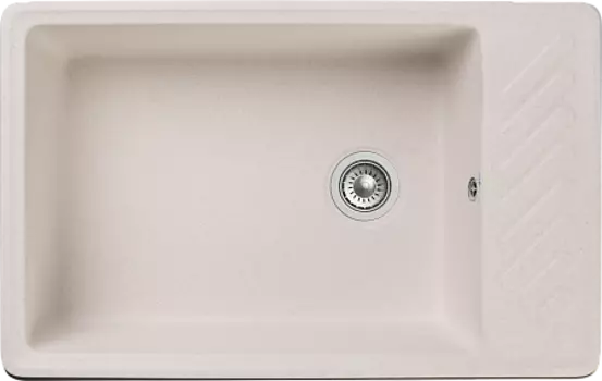 Мойка кухонная GranFest QUARZ GF-ZL-51 чаша+кр 760*480 (белый)