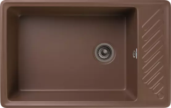 Мойка кухонная GranFest QUARZ GF-ZL-51 чаша+кр 760*480 (терракот)