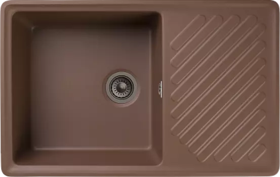 Мойка кухонная GranFest QUARZ GF-ZL-52 чаша+кр 760*480 (терракот)