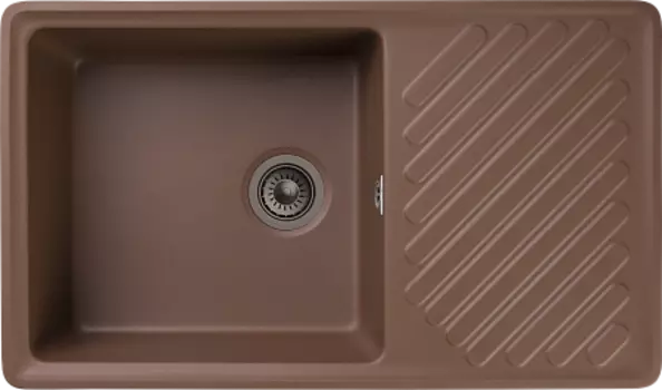 Мойка кухонная GranFest QUARZ GF-ZL-53 чаша+кр 860*480 (терракот)
