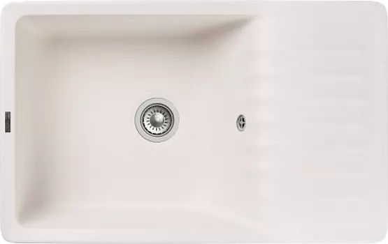Мойка кухонная GranFest QUARZ GF-ZW-72 чаша+кр 760*480 (белый)