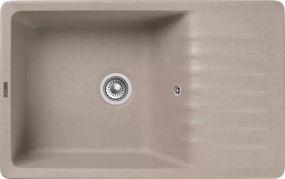 Мойка кухонная GranFest QUARZ GF-ZW-72 чаша+кр 760*480 (песок)