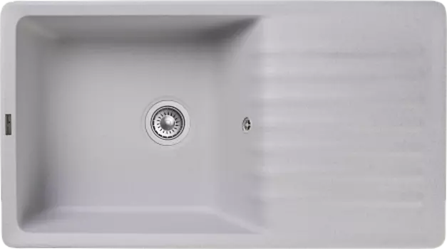 Мойка кухонная GranFest QUARZ GF-ZW-73 чаша+кр 860*480 (серый)