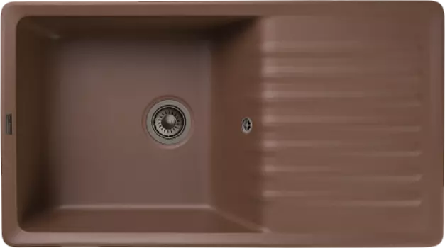 Мойка кухонная GranFest QUARZ GF-ZW-73 чаша+кр 860*480 (терракот)