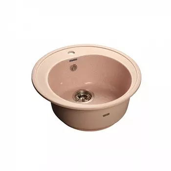 Мойка кухонная GranFest Rondo GF-R510 светло-розовый