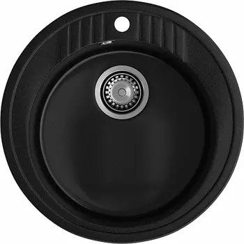 Мойка кухонная GranFest Rondo GF-R520 черный