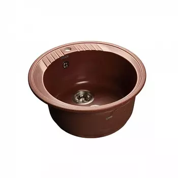 Мойка кухонная GranFest Rondo GF-R520 красный марс