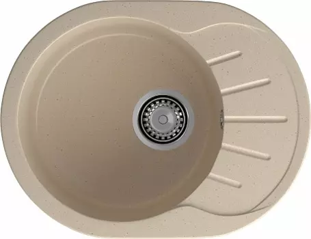 Мойка кухонная GranFest Rondo GF-R580L кашемир