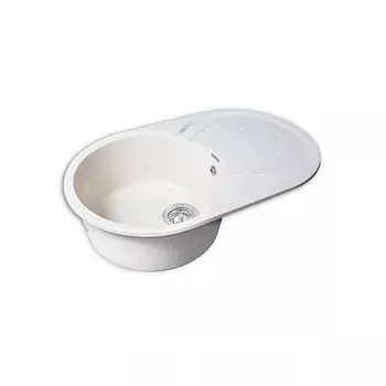 Мойка кухонная GranFest Rondo GF-R750L белый