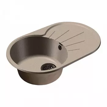 Мойка кухонная GranFest Rondo GF-R750L бежевый