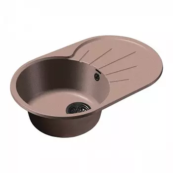 Мойка кухонная GranFest Rondo GF-R750L светло-розовый