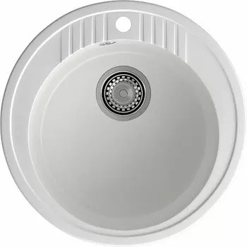 Мойка кухонная GranFest RONDO GF-R-520 D=520 мм иней, мрамор