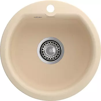 Мойка кухонная GranFest SMART 435 1-чаш D-435 бежевый