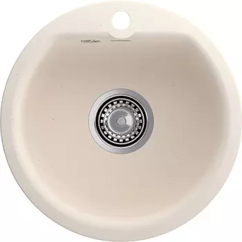 Мойка кухонная GranFest SMART 435 1-чаш D-435 белый