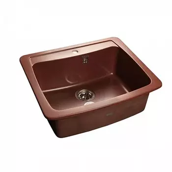 Мойка кухонная GranFest Standart GF-S605 красный марс