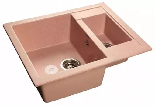 Мойка кухонная GranFest Standart GF-S615K розовый