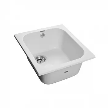 Мойка кухонная GranFest STANDART GF-S-430 1 чаша 430*500мм иней, мрамор