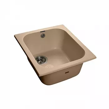 Мойка кухонная GranFest STANDART GF-S-430 1 чаша 430*500мм топаз, мрамор