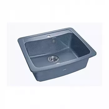 Мойка кухонная GranFest STANDART GF-S-605 1-чашa 605*515 мм графит, мрамор