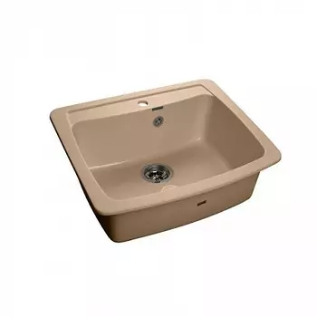 Мойка кухонная GranFest STANDART GF-S-605 1-чашa 605*515 мм топаз, мрамор
