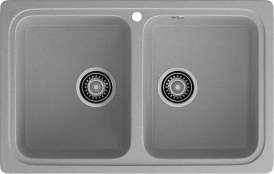 Мойка кухонная GranFest Standart GF-S-780K серый