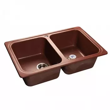 Мойка кухонная GranFest Standart GF-S-780K красный марс