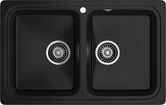 Мойка кухонная GranFest Standart GF-S-780K черный