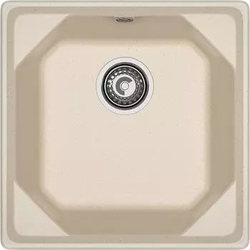 Мойка кухонная GranFest UNIQUE GF-U-500 1-чаш 500*500мм кашемир, мрамор