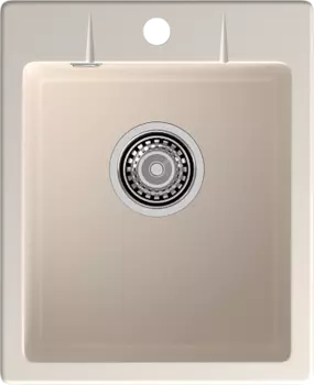 Мойка кухонная GranFest URBAN 240 1-чаша 400*490мм белый