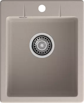 Мойка кухонная GranFest URBAN 240 1-чаша 400*490мм песочный