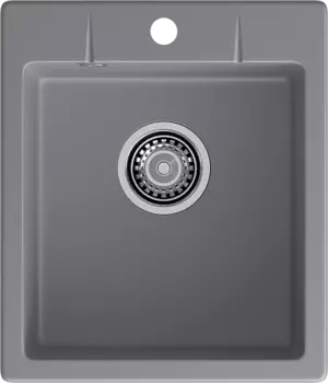 Мойка кухонная GranFest URBAN 242 1-чаша 420*490мм темно-серый