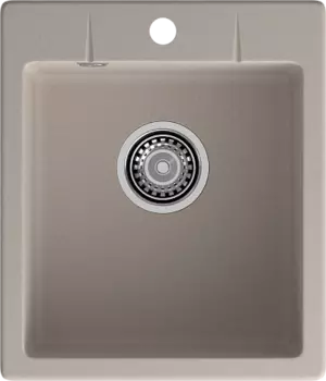 Мойка кухонная GranFest URBAN 242 1-чаша 420*490мм песочный