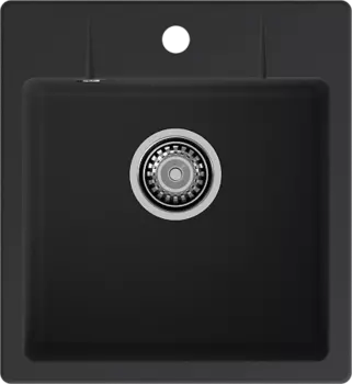 Мойка кухонная GranFest URBAN 245 1-чаша 450*490мм черный
