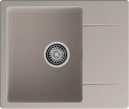 Мойка кухонная GranFest URBAN 258L 1-чаша 580*490мм песочный