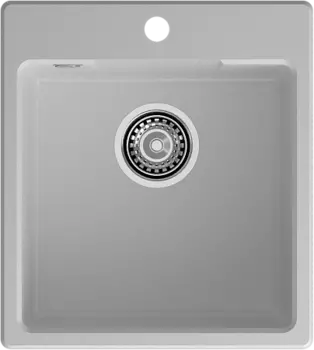 Мойка кухонная GranFest URBAN 644 1-чаш 440*490 серый