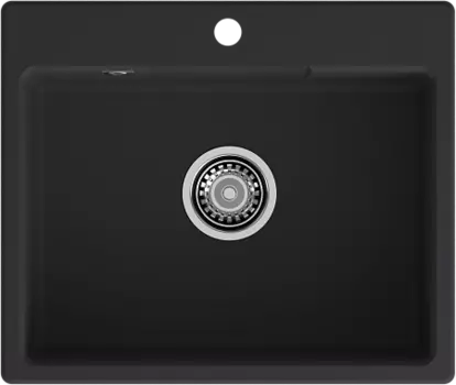 Мойка кухонная GranFest URBAN 658 1-чаш 580*490 черный