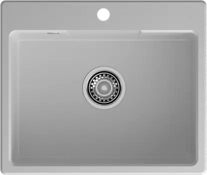 Мойка кухонная GranFest URBAN 658 1-чаш 580*490 серый
