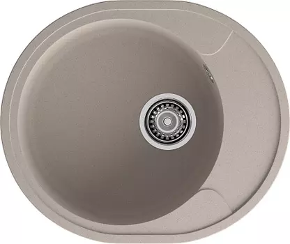 Мойка кухонная GranFest URBAN 857L 1-чаш+кр 620*480 песочный