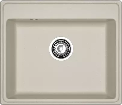 Мойка кухонная GranFest VERTEX GF-V-580 1-чаш 580*500мм топаз, мрамор