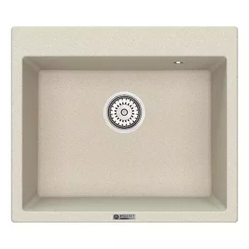 Мойка кухонная Point Бинга 60 светло-бежевый