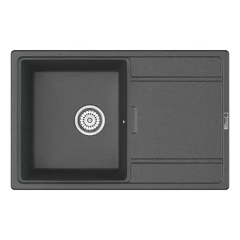Мойка кухонная Point Лаура 78 графит
